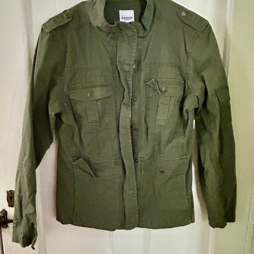 Kensie Olive Utility Jacket